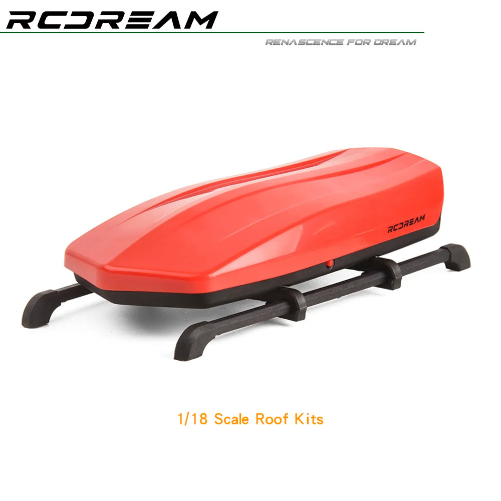 RCDream 1/18 Scale Roof Rack Roof Box for 1/18 1/24 1/12 RC Crawler Truck TRX4M Bronco AX24 #18R004 annizon.com