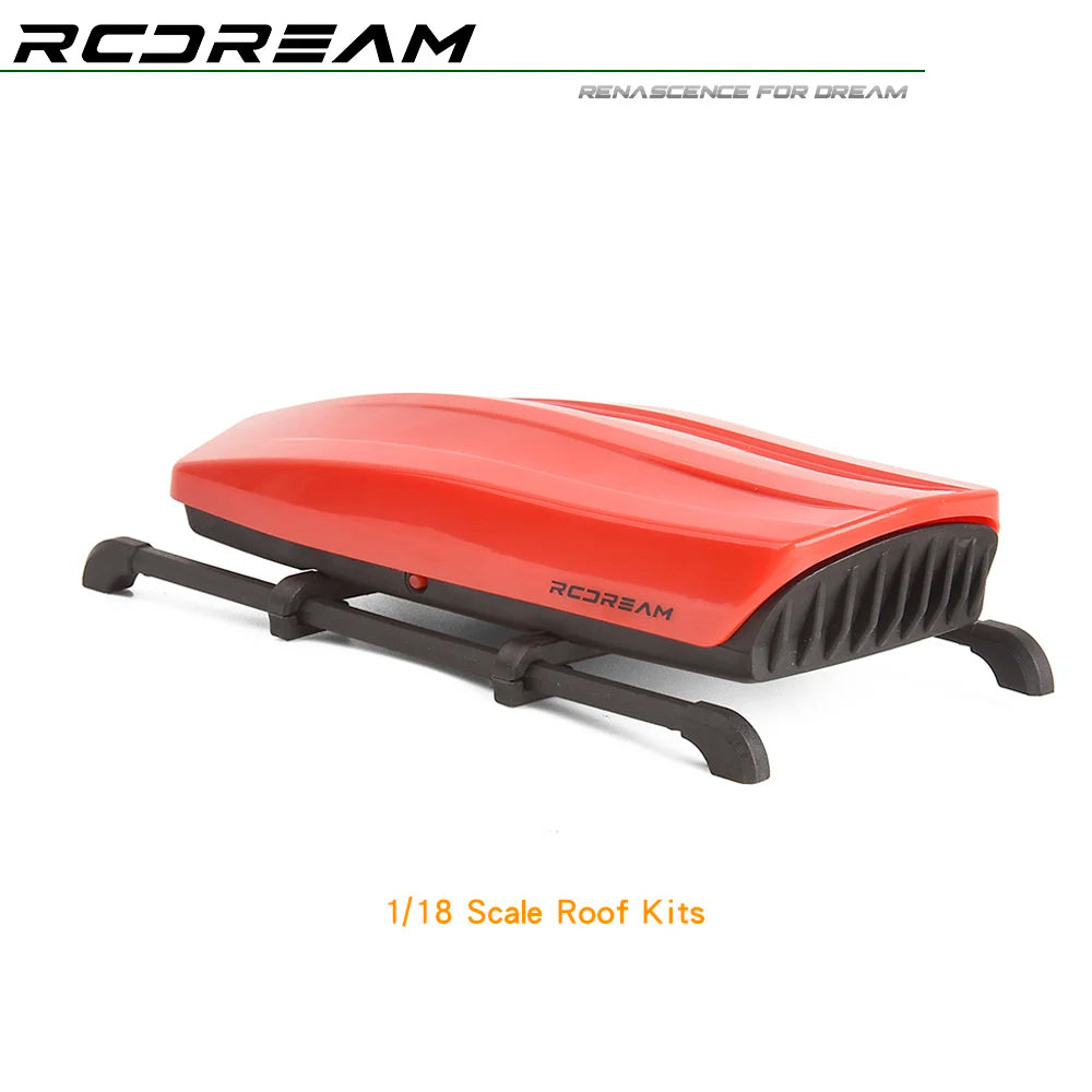 RCDream 1/18 Scale Roof Rack Roof Box for 1/18 1/24 1/12 RC Crawler Truck TRX4M Bronco AX24 #18R004 annizon.com
