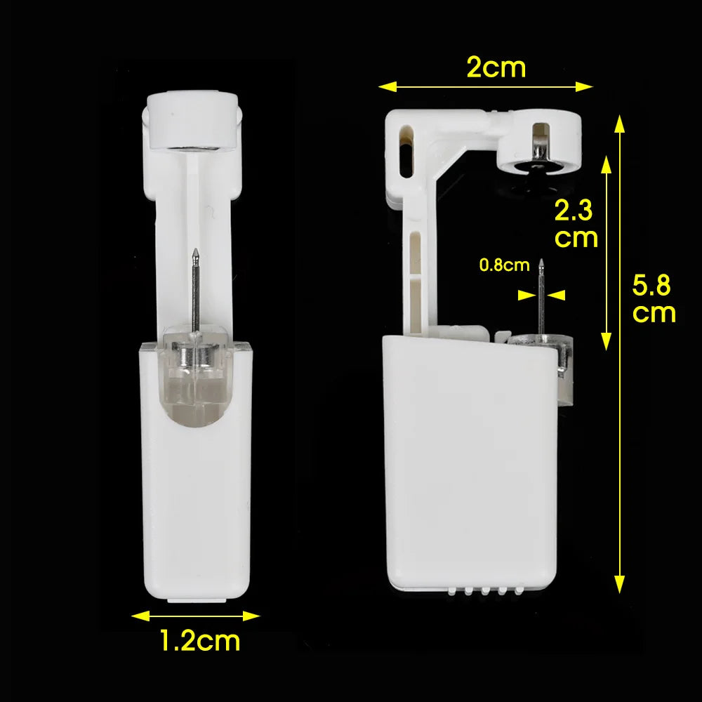 Safety Disposable Ear Piercing Tool Disinfect Safety Sterile Earring Piercer Machine Studs Nose CLip Body Jewelry Piercing Tool