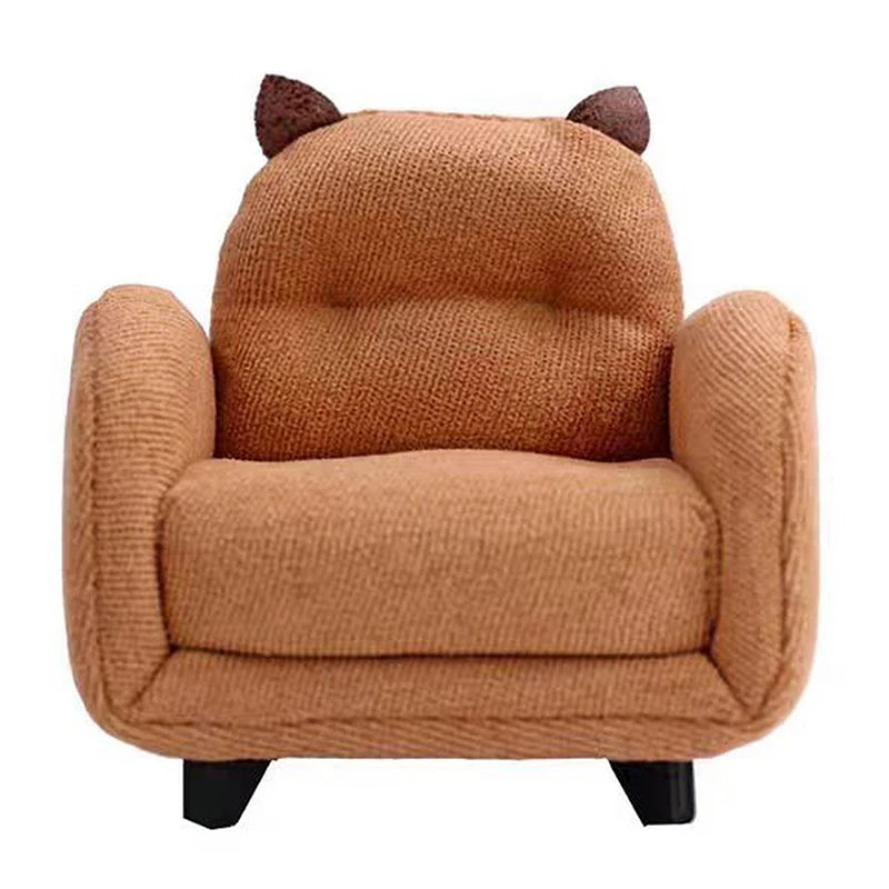 Mini Dollhouse Furniture Sofa with Pillow Set Simulation 1:12 Miniature Living Room Kids Pretend Play DIY Doll House Decor annizon.com