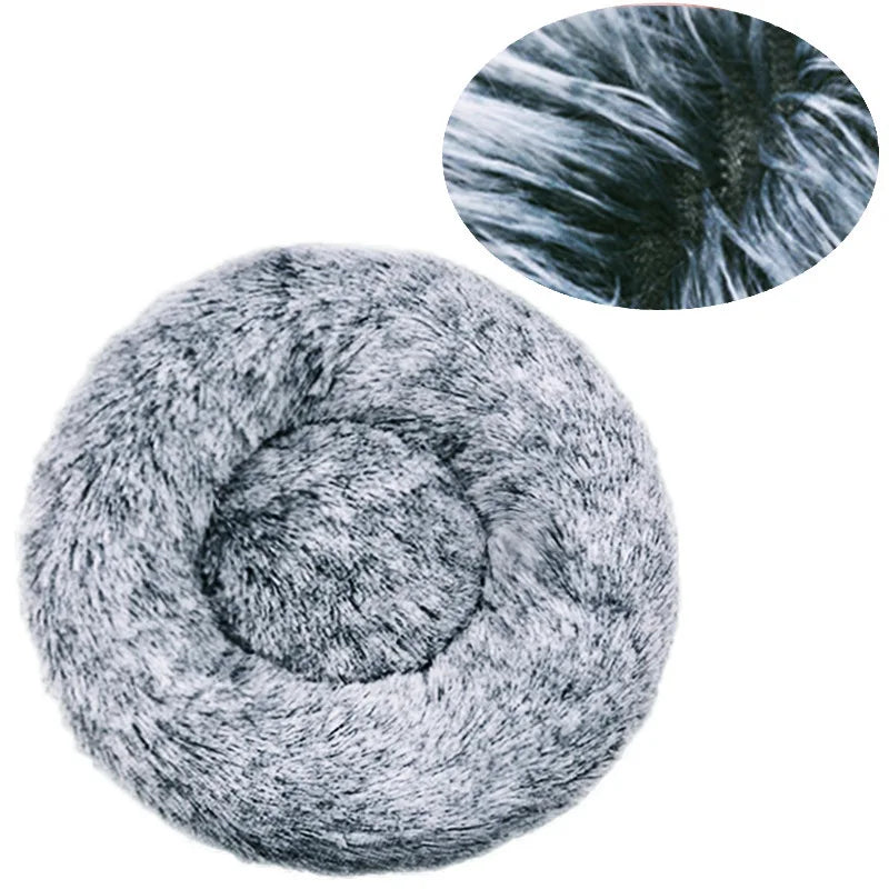 40-90cm 6 Sizes Round Pet Bed for Large Dog Bed Super Soft Cat Bed Plush Dog House for Medium Dog House Winter Warm Sleeping annizon.com