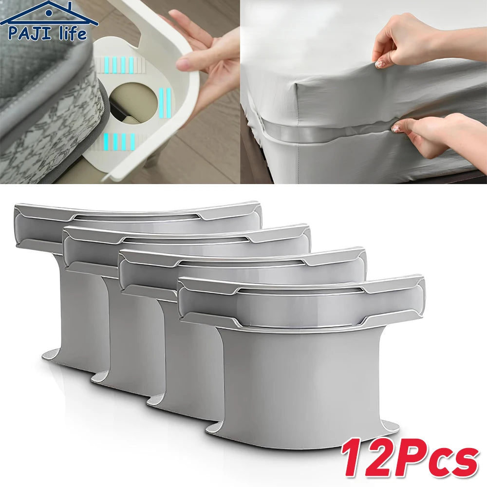 Bedsheet Holder Straps 4 Pack Fitted Sheet Clips Secure Non Slip Mattress Corner Straps Elasticated Heavy Duty Universal Fit annizon.com