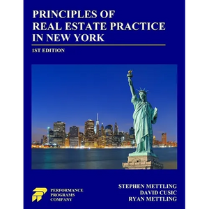 Principles of Real Estate Practice in New York: First Edition - Paperback