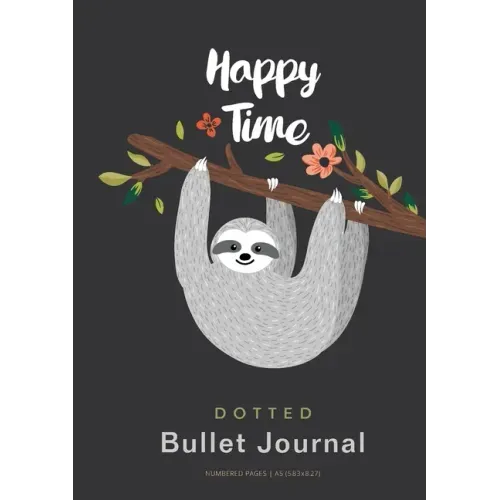 Happy Time - Dotted Bullet Journal: Medium A5 - 5.83X8.27