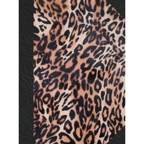 Notary Journal: Hardbound Public Record Book for Women, Logbook for Notarial Acts, 390 Entries, 8.5" x 11", Leopard Print Cover - Hardcover