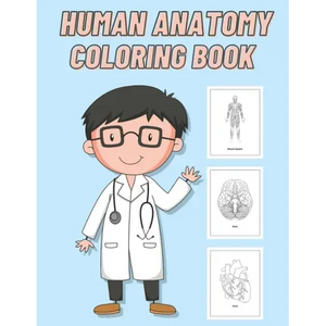 Human Anatomy Coloring Book: For Kids - Paperback