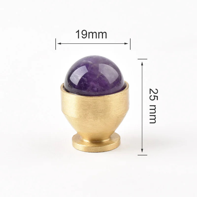 Natural Agate Crystal Handle Jewelry Gift Box Decorative Handle Drawer Pulls Furniture Handles Dresser Vanity Cabinet Door Knob annizon.com