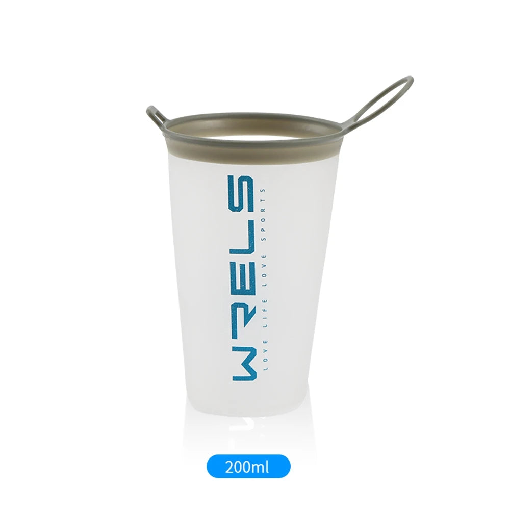 WRELS Folding Water Bottle 500ml TPU BPA-Free