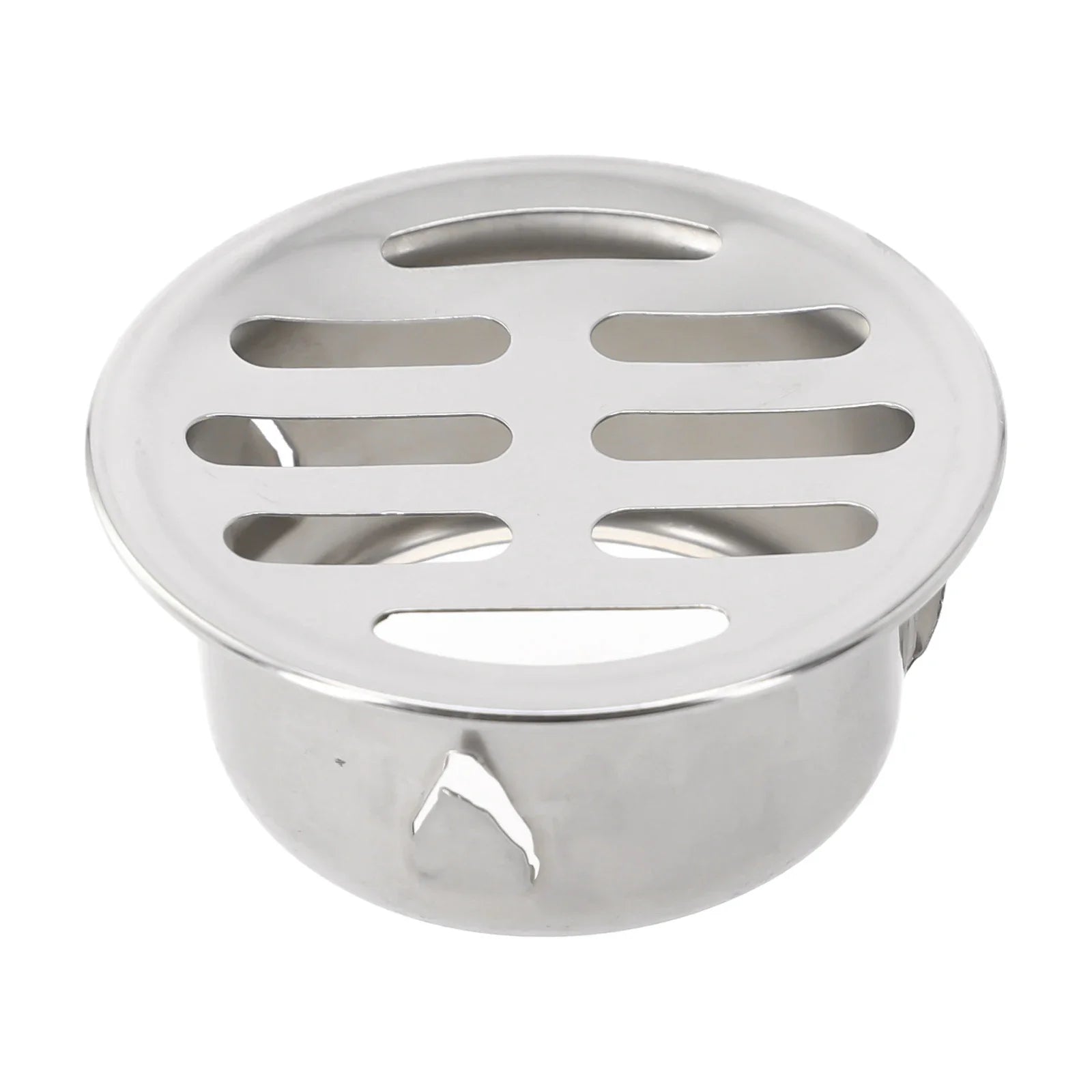 Stainless Steel Balcony Drainage Roof Round Floor Drain Cover Rain Pipe Cap Garden Outdoor Roof Anti-blocking Floor Strainer annizon.com