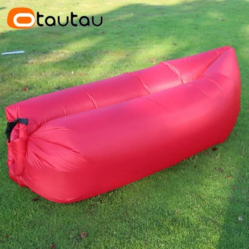 OTAUTAU Ultra Light Pillow Style Lazy Sofa Inflatable Sofa Portable Foldable Sleeping Bag Bed SF284 annizon.com