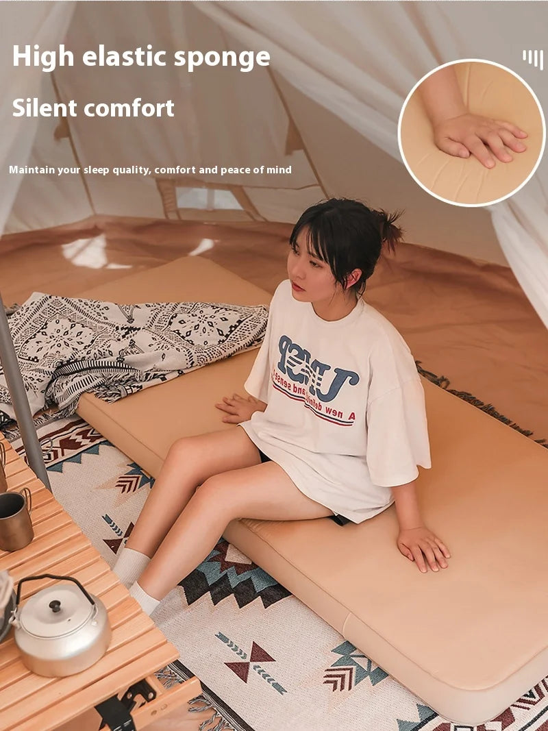 Lohascamping double Self-inflating Mattress 10cm Compact Folding Camping Mat Sleeping Bed Pad 1-2 Person floor tent Air Mat annizon.com