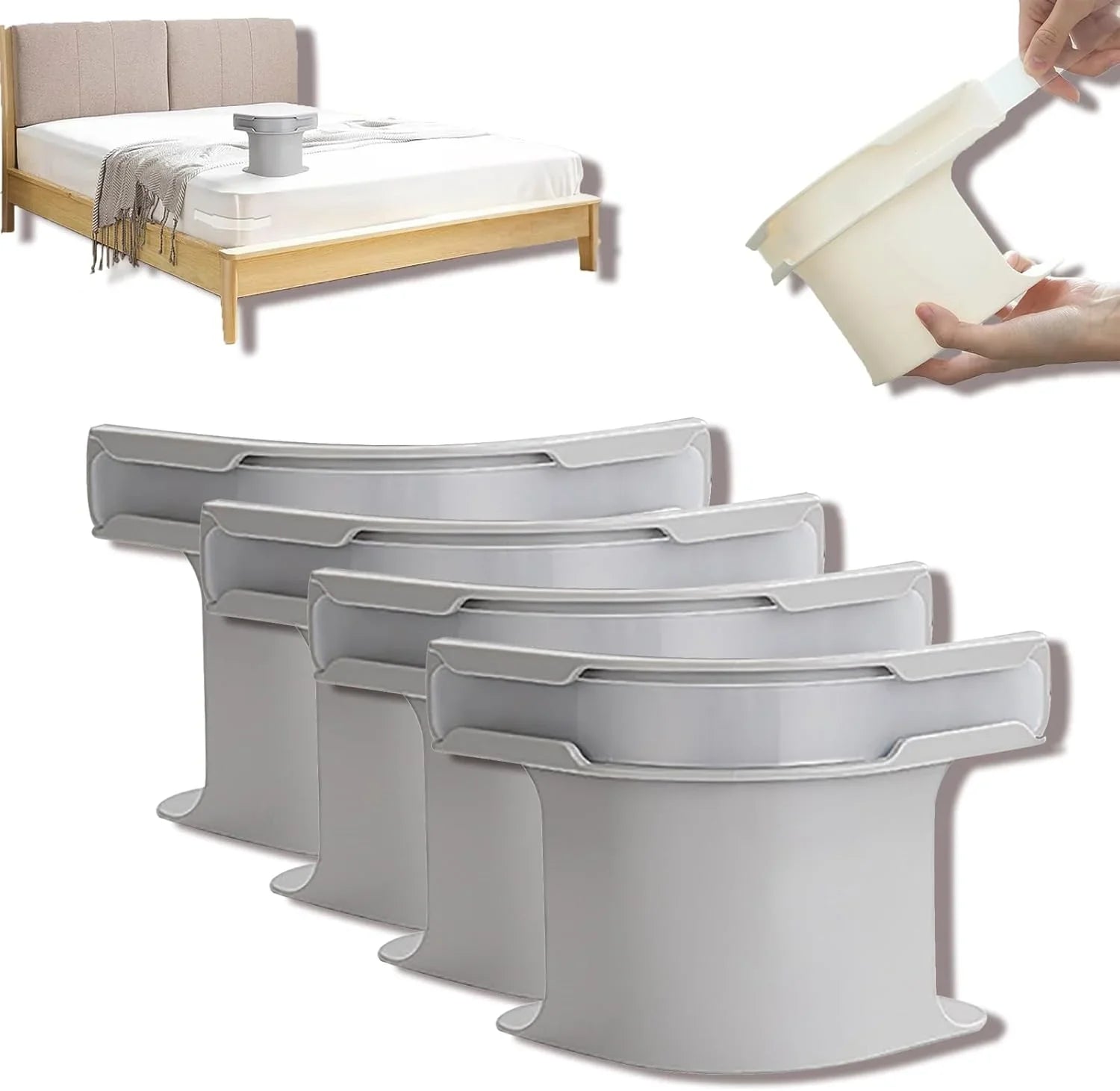 8/4Pcs Heavy Duty Bedsheet Corner Tightener Clips High-quality Materials Durable and Reliable Bed Sheet Grippers for Protectors annizon.com
