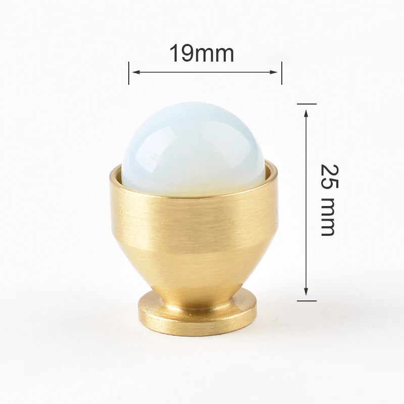 Natural Agate Crystal Handle Jewelry Gift Box Decorative Handle Drawer Pulls Furniture Handles Dresser Vanity Cabinet Door Knob annizon.com