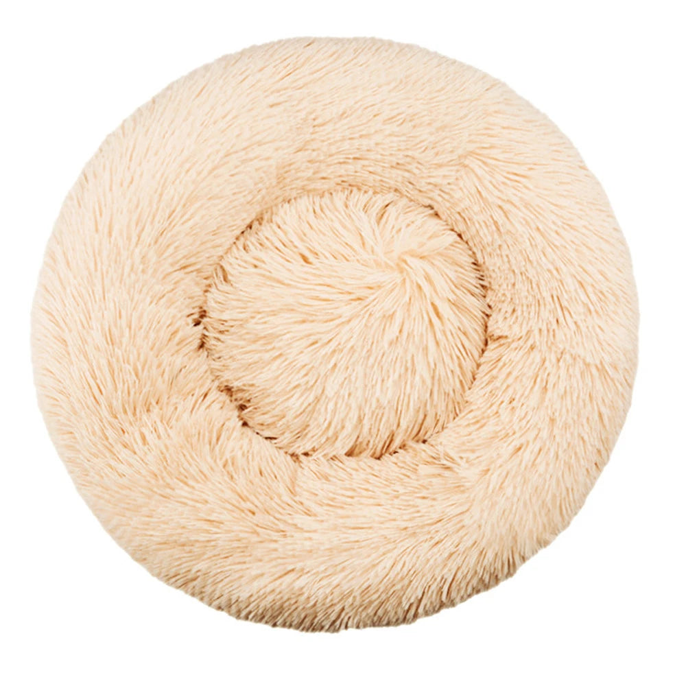 40-90cm 6 Sizes Round Pet Bed for Large Dog Bed Super Soft Cat Bed Plush Dog House for Medium Dog House Winter Warm Sleeping annizon.com