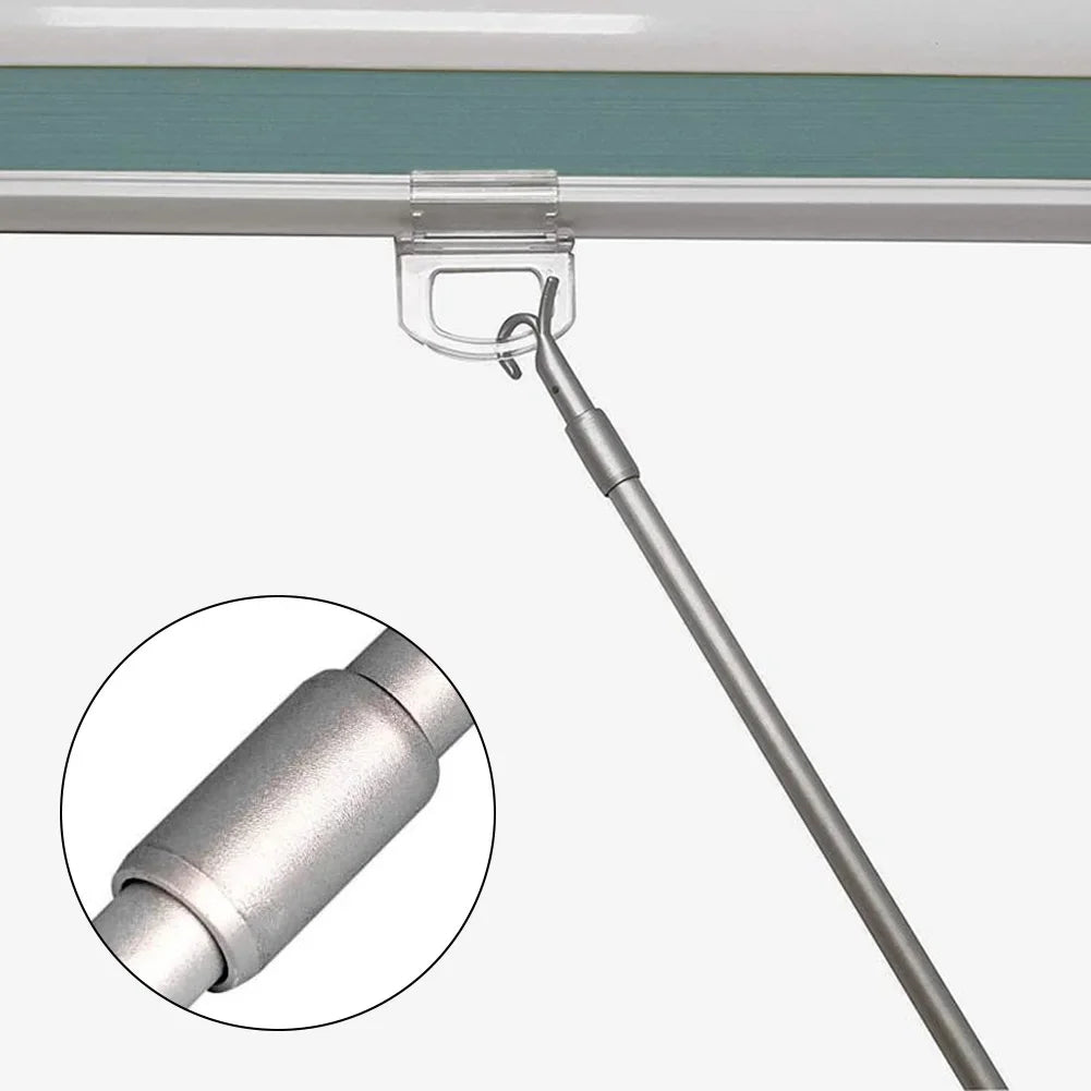 Curtain Pull Rod 33-60cm Telescopic Rod Roof For Window Opener Pole Aluminum Alloy Telescopic Rotating Rod Curtain Accessories annizon.com