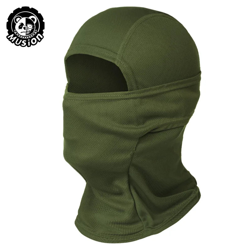 Musion Motorcycle Balaclava Sun Protection Full Face Mask Breathable Mesh Airsoft Mask Balaclava Bicycle Cycling Head Cover Unde