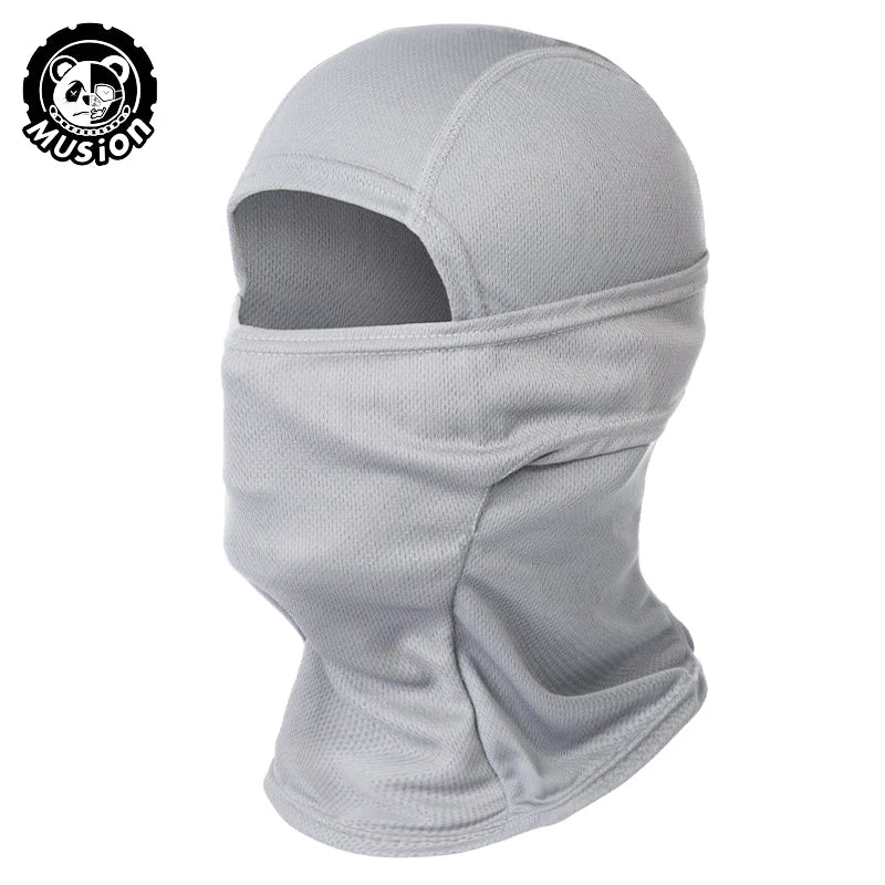 Musion Motorcycle Balaclava Sun Protection Full Face Mask Breathable Mesh Airsoft Mask Balaclava Bicycle Cycling Head Cover Unde