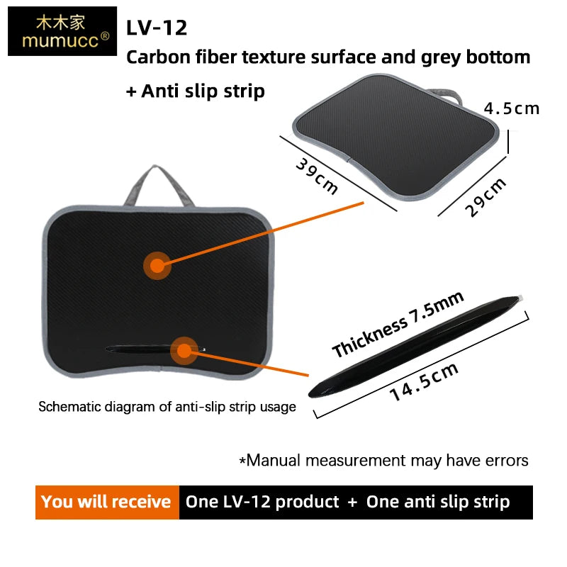 MUMUCC Multifunctional Laptop Desk With Cushion and Filled with Foam Particles, Small Pillow Table, Hard Mouse Pad Large annizon.com