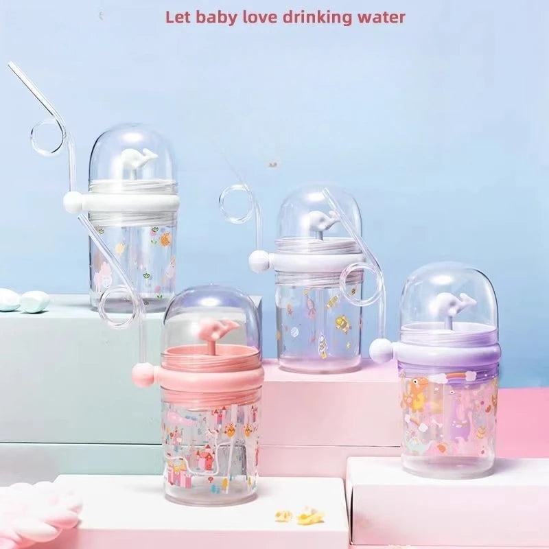Water Bottles Children Whale Squirting Cup