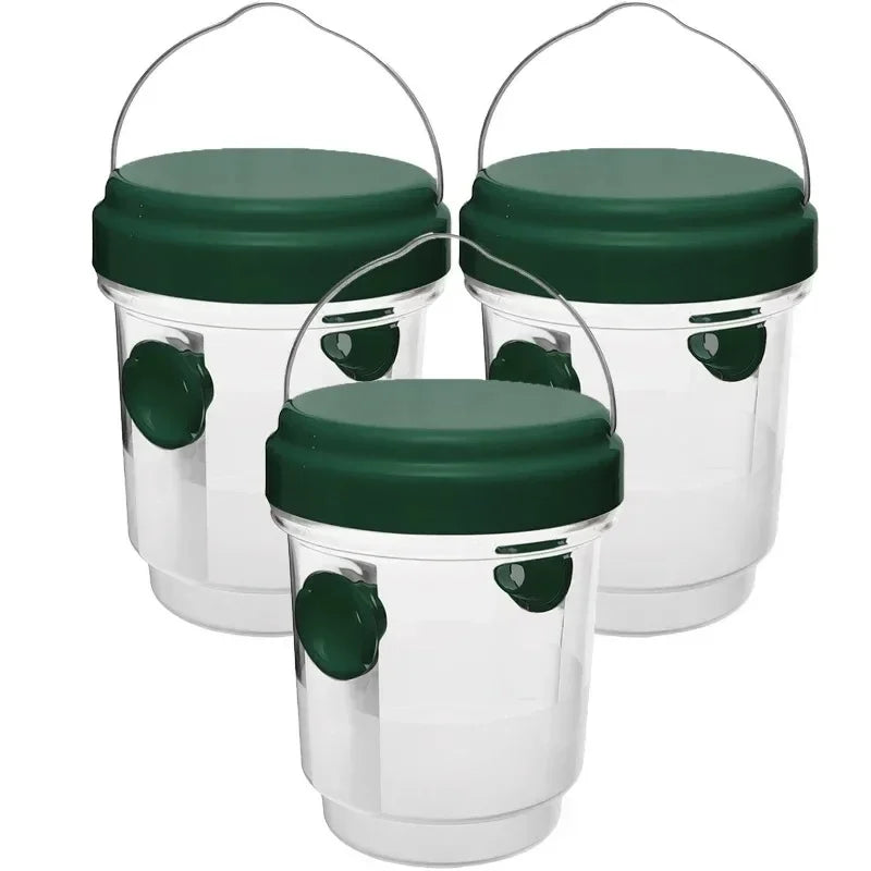 3/1PCS Large Wasp Traps Waterproof Hanging Hornets Trap for Indoor Outdoor Reusable Garden Fruit Fly Catcher Pest Control Tools