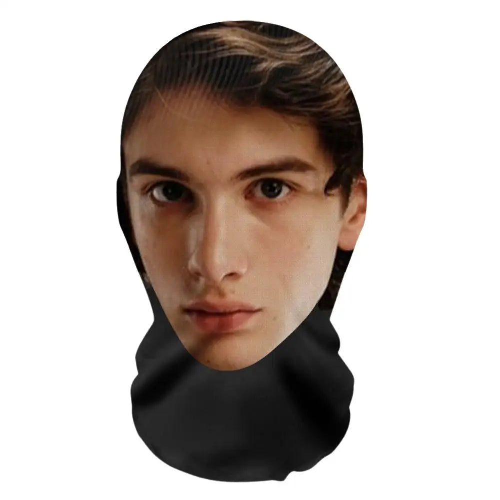 2025 New 3D Printed Mask Funny Mesh Mask Full Face Headwear Elastic Mesh Cosplay Headwear Balaclava Hood Hat Headgear