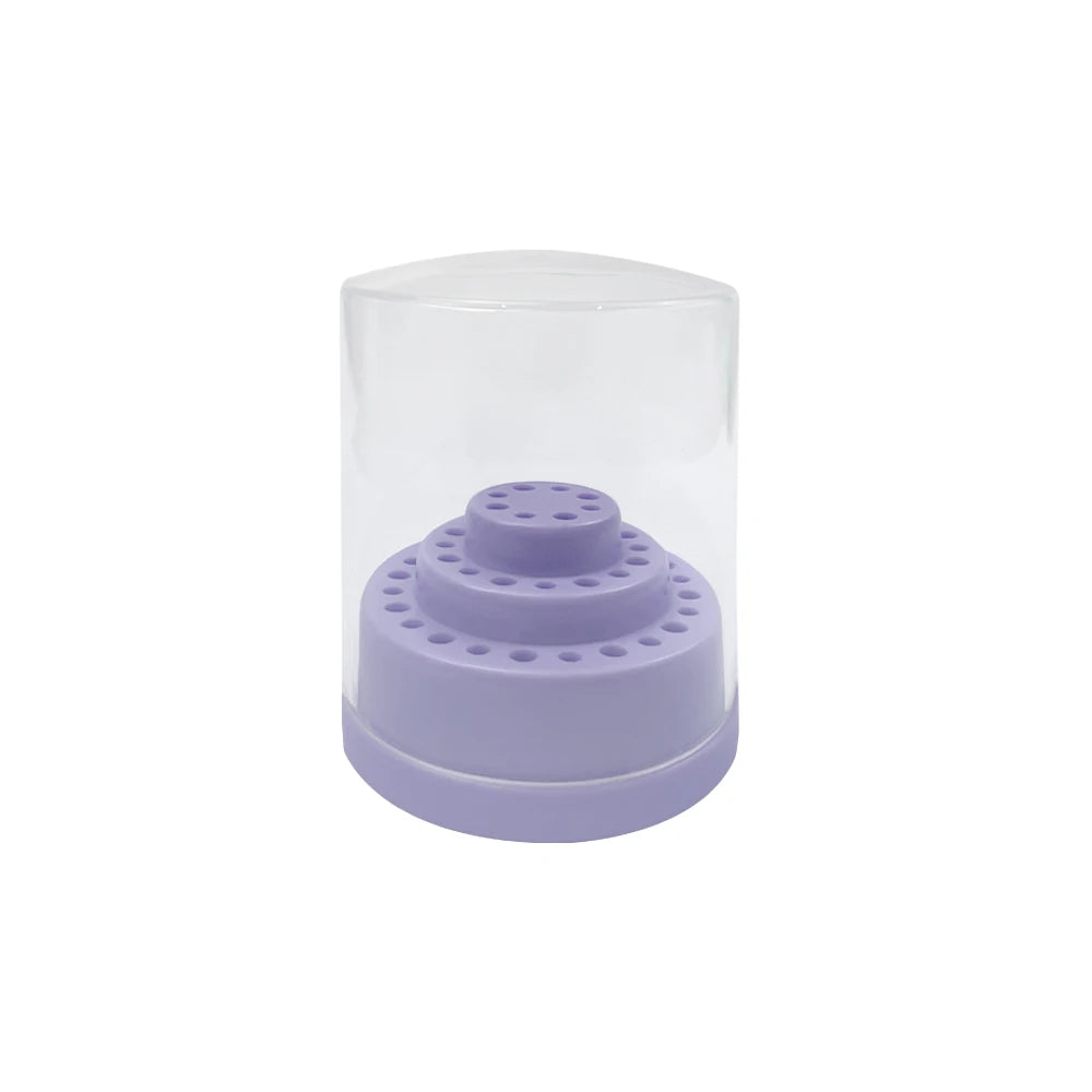 48 Holes Dental Disinfection Box Bur Drill Diamond Placement Box Burs Block Sterilization Case Holder Dentistry Lab Instruments