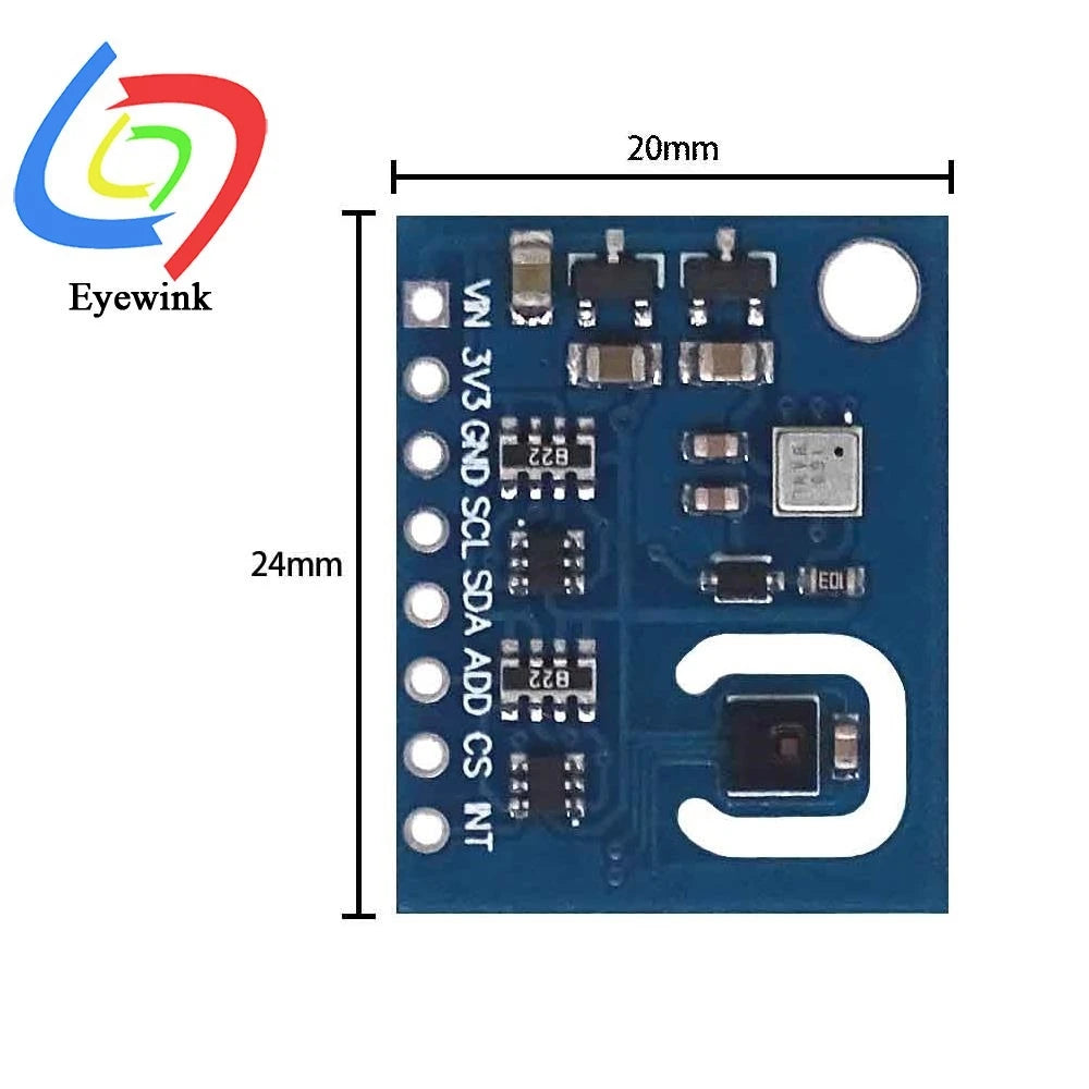 ENS160+AHT21 Carbon Dioxide CO2 eCO2 TVOC Air Quality and Temperature Humidity Sensor