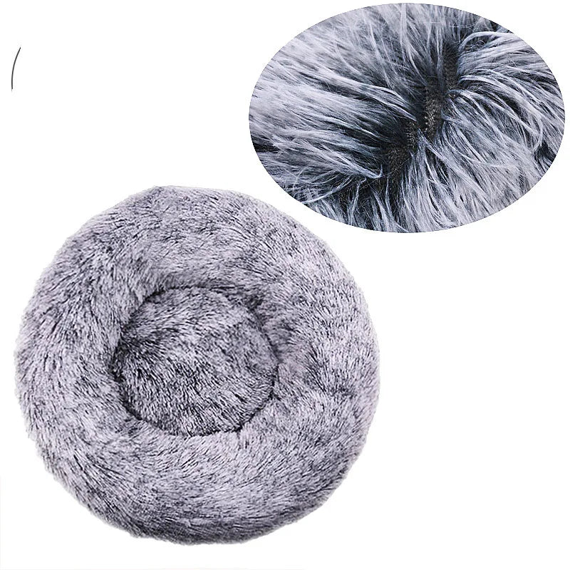 40-90cm 6 Sizes Round Pet Bed for Large Dog Bed Super Soft Cat Bed Plush Dog House for Medium Dog House Winter Warm Sleeping annizon.com