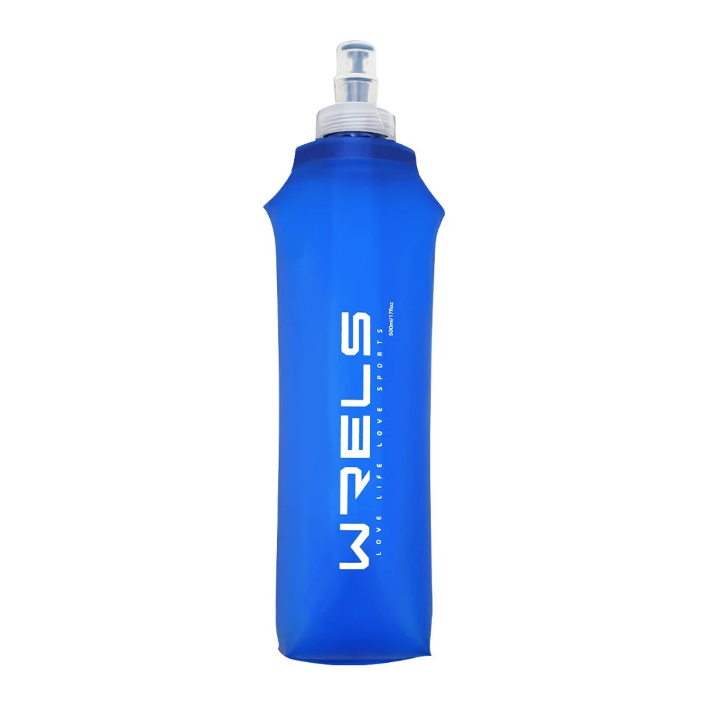 WRELS Folding Water Bottle 500ml TPU BPA-Free