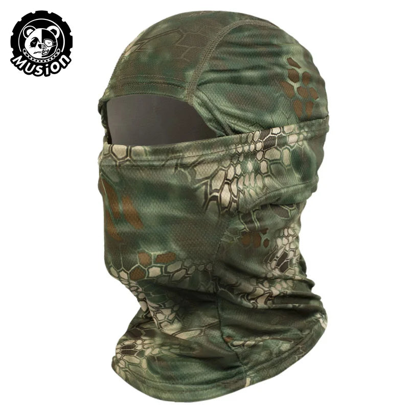 Musion Motorcycle Balaclava Sun Protection Full Face Mask Breathable Mesh Airsoft Mask Balaclava Bicycle Cycling Head Cover Unde