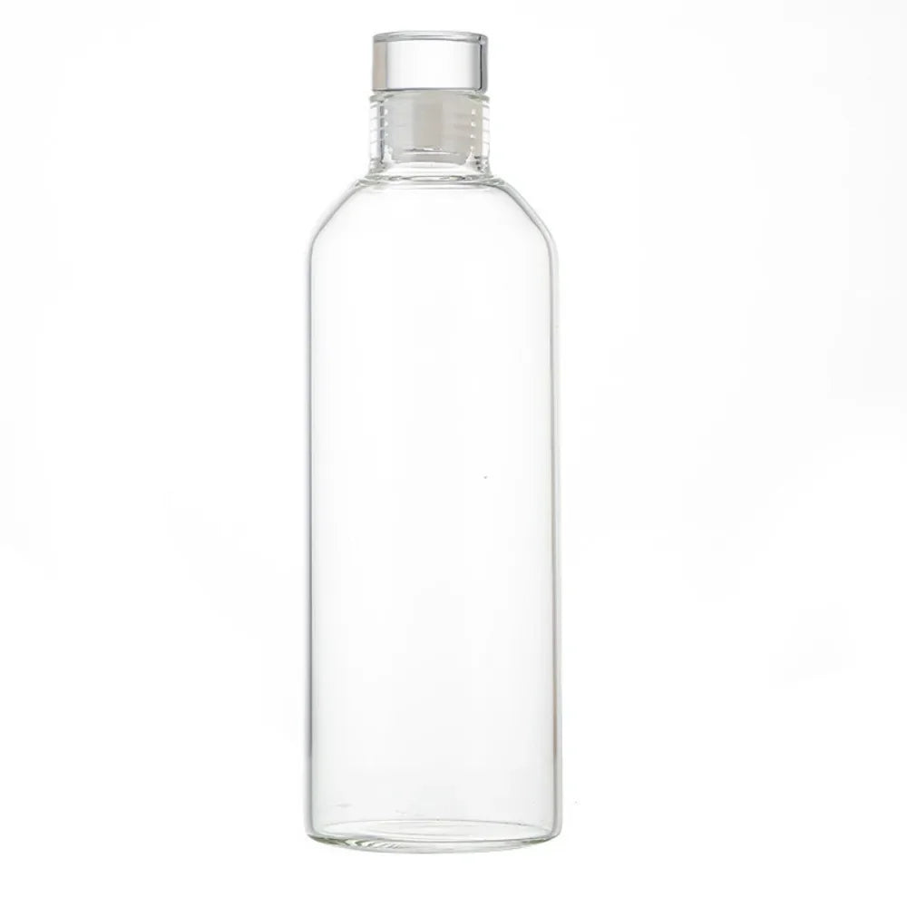 Glass Water Bottle - Leak-Proof Reusable Eco-Friendly