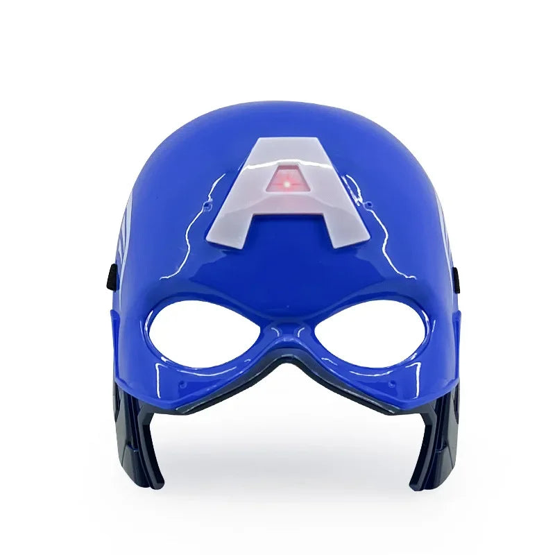 Spider-Man Spiderman Cosplay LED Mask Iron Man Hulk Mask Captain America Costume Super hero Cosplay Halloween Cosplay Party Prop