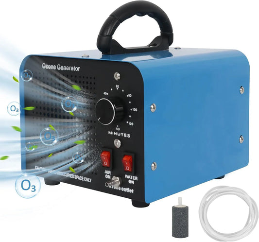 Ozone Generator 60000mg/h, Industrial/Home Ozone Machine, Odor Removal for Areas of 5,000 Square Feet