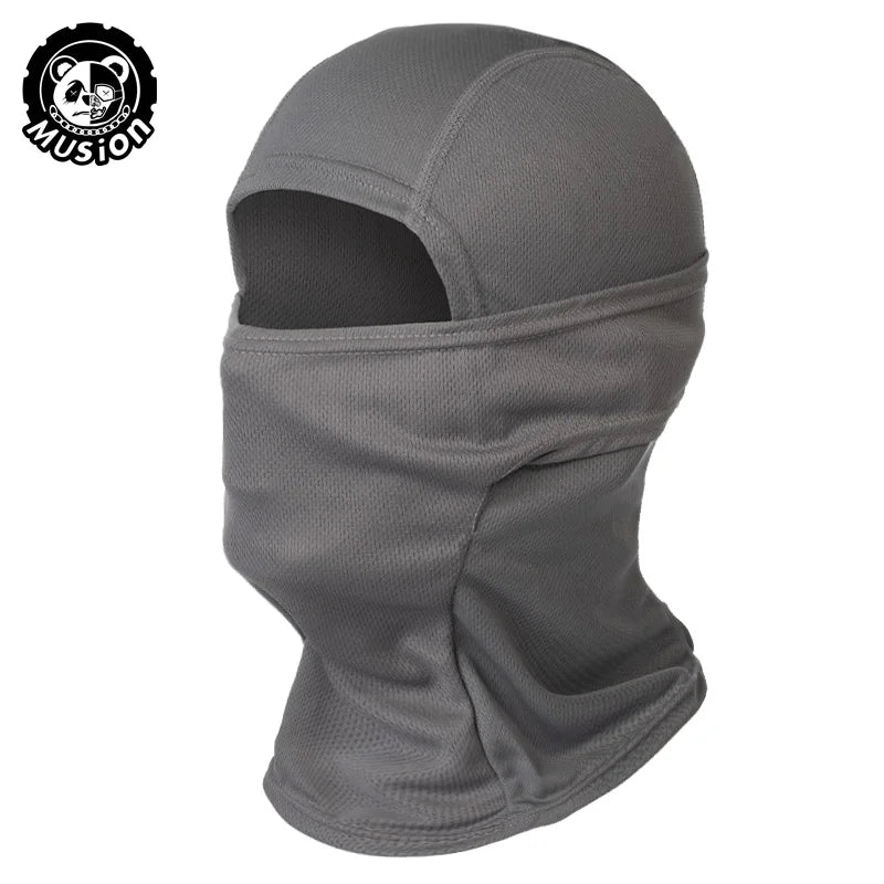 Musion Motorcycle Balaclava Sun Protection Full Face Mask Breathable Mesh Airsoft Mask Balaclava Bicycle Cycling Head Cover Unde