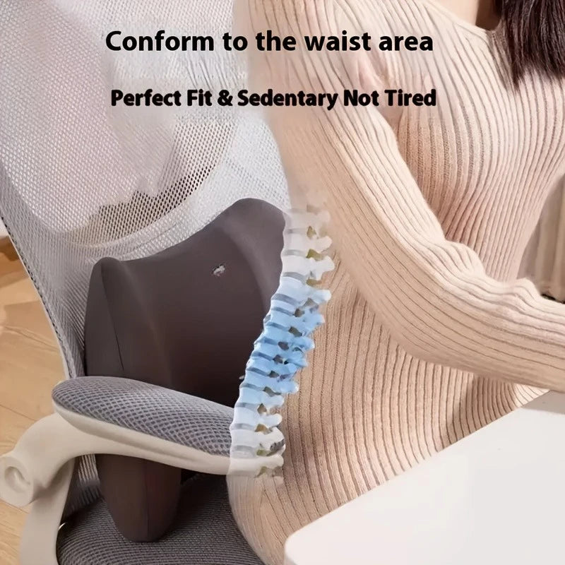 1pc Office Seat Cushion, Bed Lumbar Pillow, Soft and Comfortable, Machine Washable, Hand Washable, Breathable Fabric annizon.com