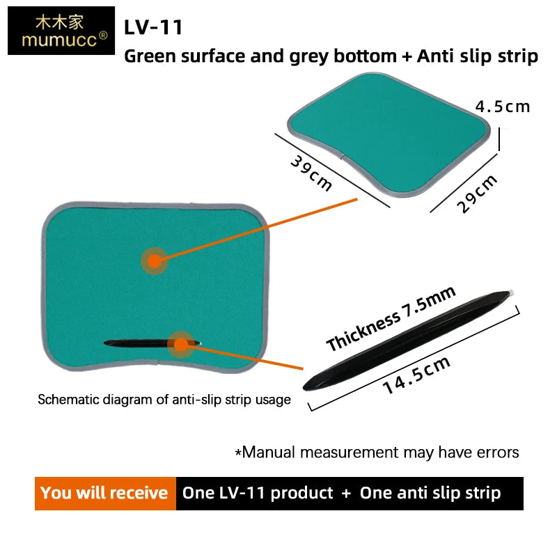 MUMUCC Multifunctional Laptop Desk With Cushion and Filled with Foam Particles, Small Pillow Table, Hard Mouse Pad Large annizon.com