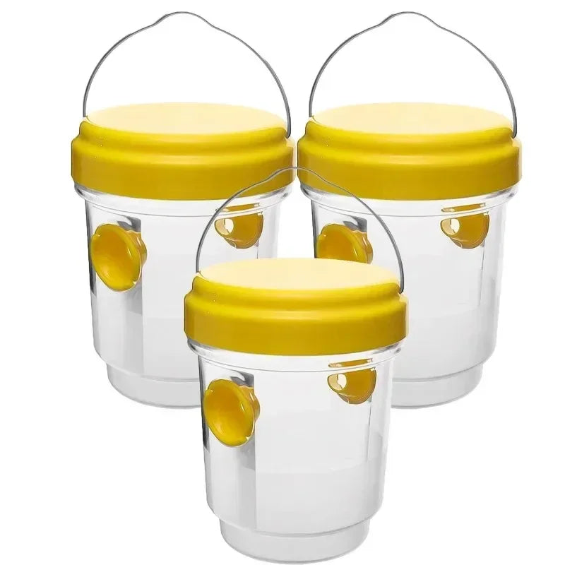 3/1PCS Large Wasp Traps Waterproof Hanging Hornets Trap for Indoor Outdoor Reusable Garden Fruit Fly Catcher Pest Control Tools