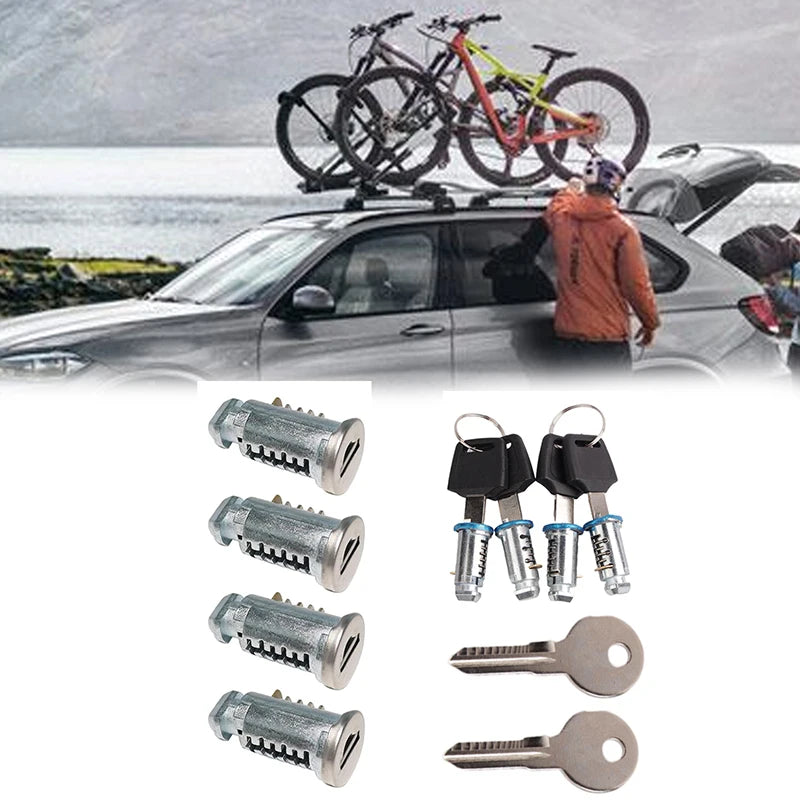Roof Rack Locks And Keys Lock Core Parts Lock Cylinder Kits For Car Rack System Roof Luggage Rack Accessories annizon.com