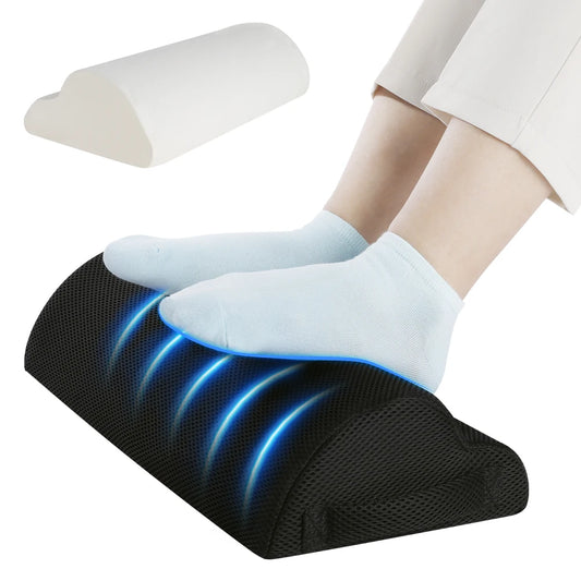 Memory Foam Office Foot Stool & Under Desk Footrest Leg Elevation Pillow for Gaming & Home Office annizon.com