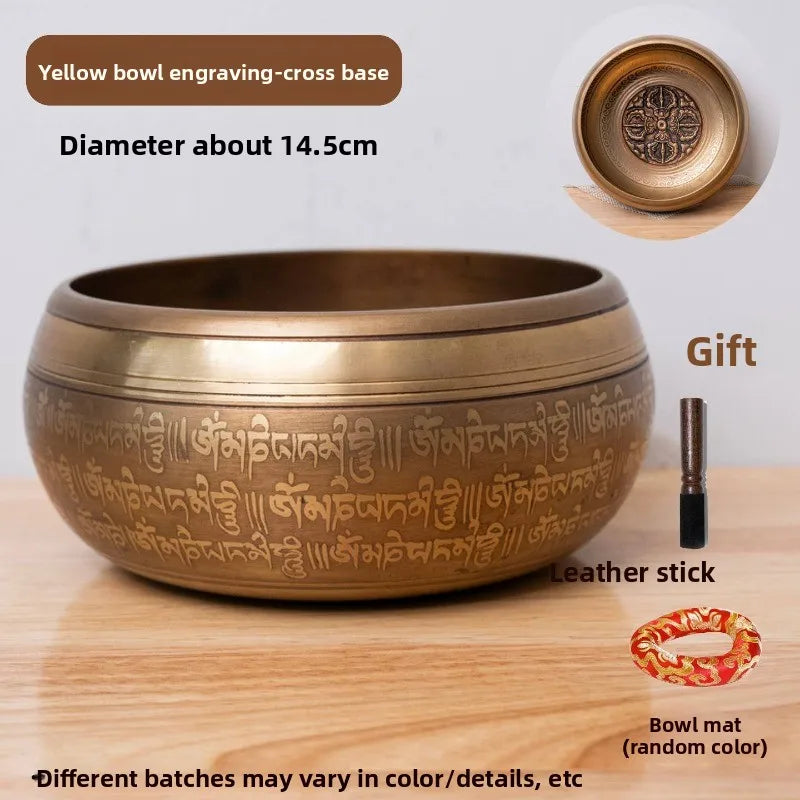 Nepal Singing Bowl Sound Healing Meditation Singing Bowls Spiritual Relaxation Bowls Energy Percussion Musical Instruments