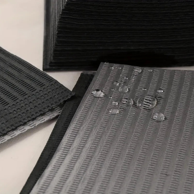 20/50/125PCS Black Tattoo Tabletop Cover Disposable Bed Sheet Fabric Waterproof Stain Resistant Cleaning Table Mat annizon.com