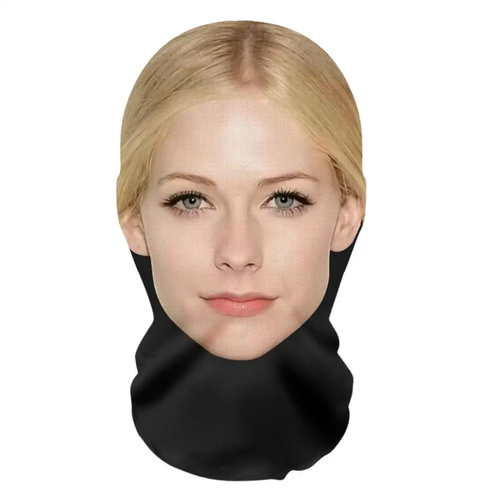 2025 New 3D Printed Mask Funny Mesh Mask Full Face Headwear Elastic Mesh Cosplay Headwear Balaclava Hood Hat Headgear