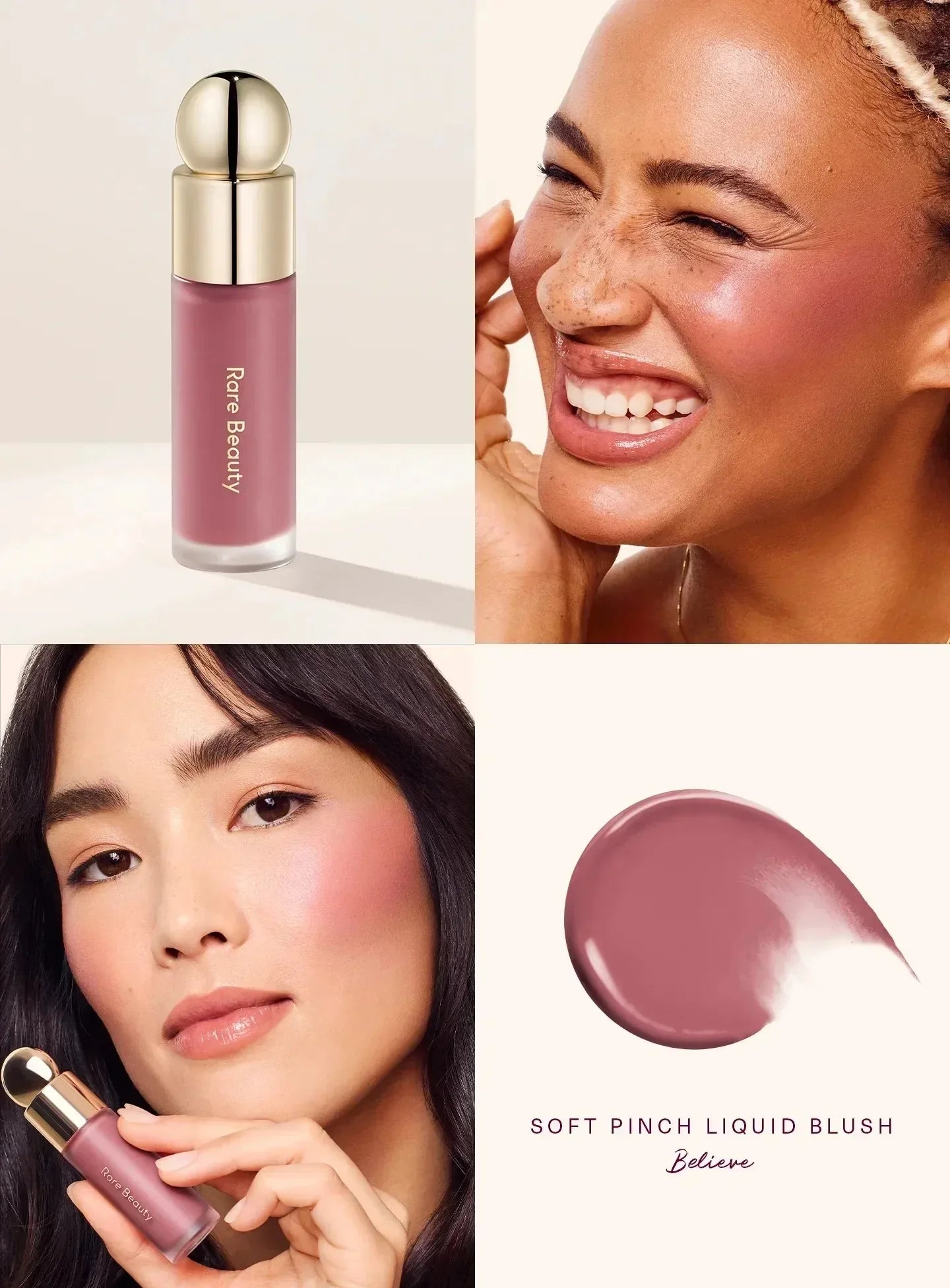 Rare Beauty Soft Pinch Liquid Blush Silky and Glide On Smooth Long Lasting Plump Pinch-perfect Flush Seamless Matte Dewy Makeup annizon.com
