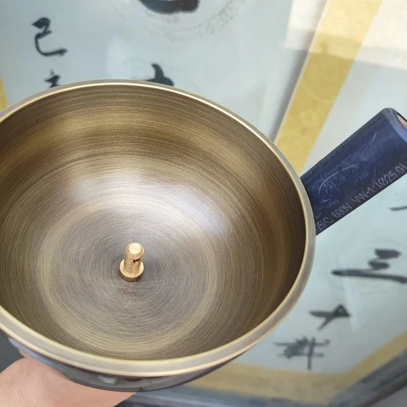 Copper Singing Bowl Yoga Meditation Sound Bowl Chakras Healing Handheld Singing Bowls 13cm Therapy Percussion Instruments