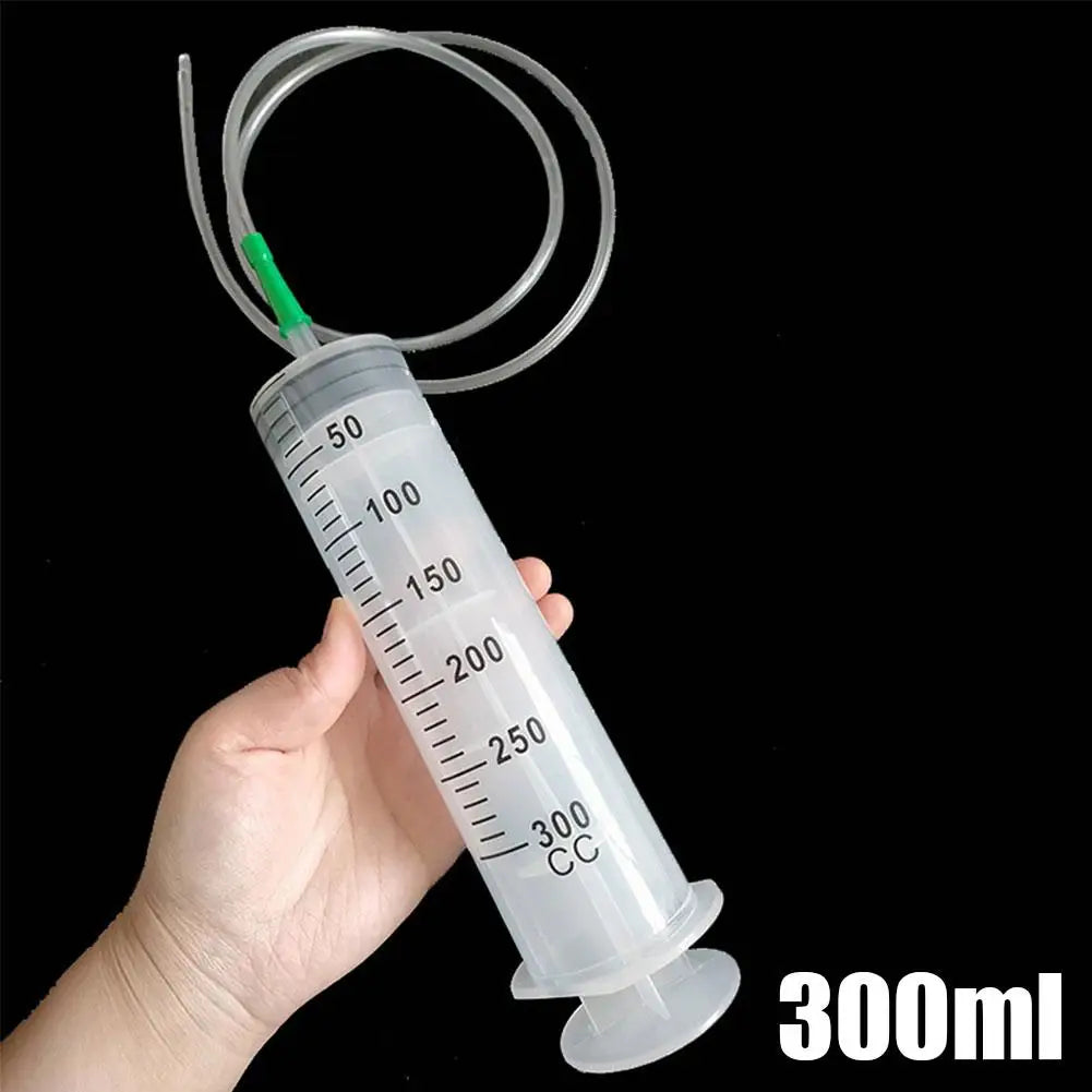 Large Capacity Syringes Reusable Needle Barrel Oil Pump with Scale Oil Suction Vacuum Syringe Pistol Pump Extractor annizon.com