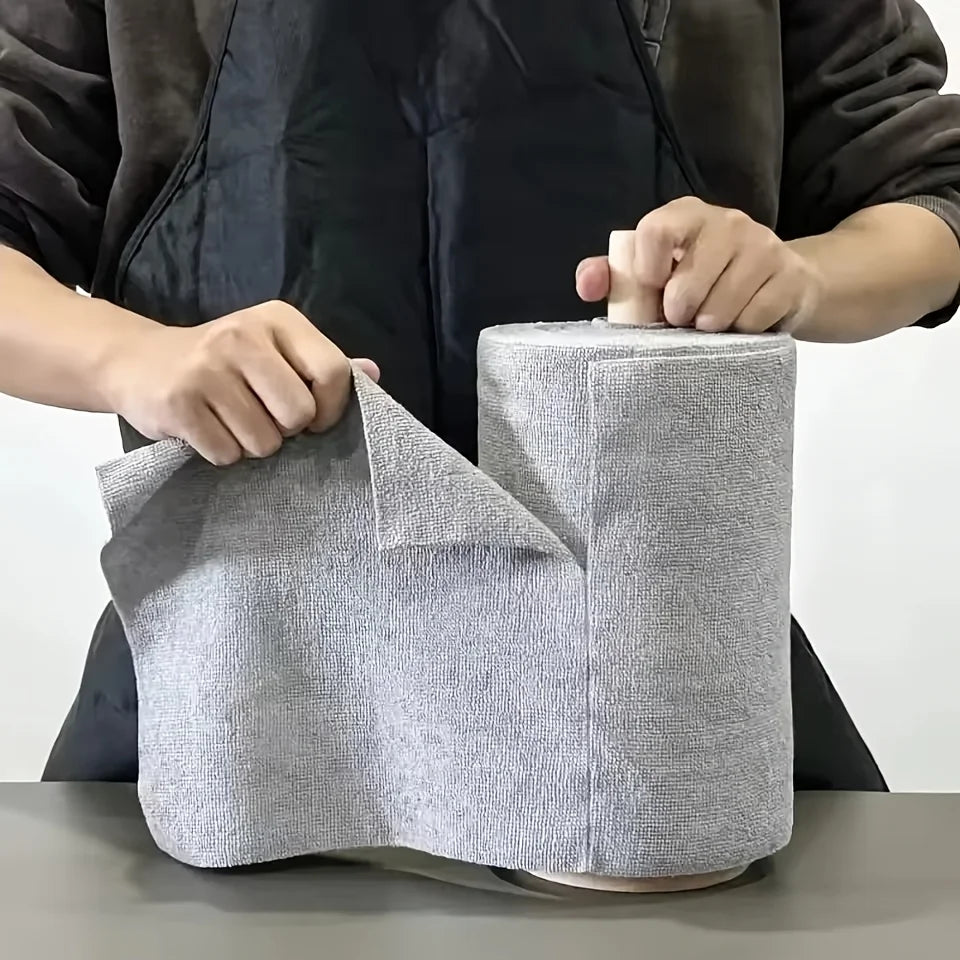 20 Sheets/Roll Microfiber Dishcloth – Multi-Functional Double-Sided Kitchen Cloth, Ideal for Utensil Cleaning, Kitchen Accessory annizon.com