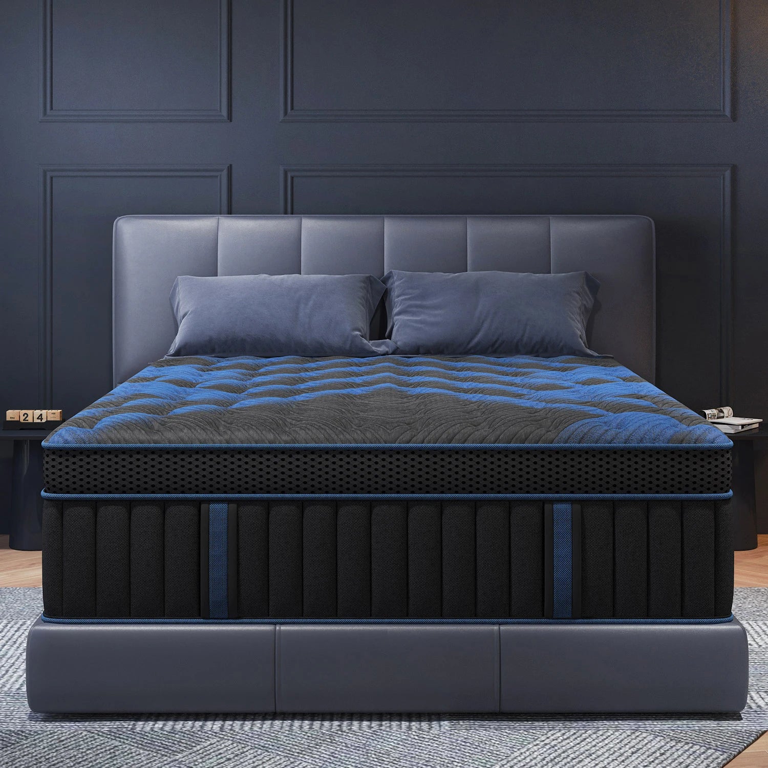 12"Gel Memory Foam Hybrid Pocket Spring Mattress Twin Full Queen King Bed Mattress In A Box, Medium Firm Motion Isolation annizon.com