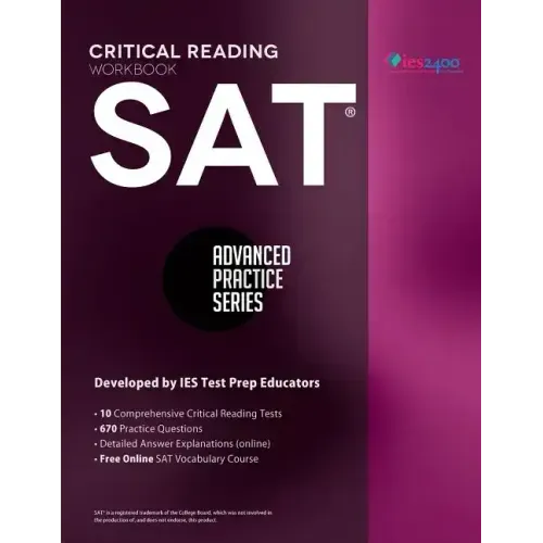 SAT Critical Reading Workbook