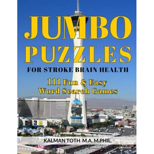 Jumbo Puzzles for Stroke Brain Health: 111 Fun & Easy Word Search Games