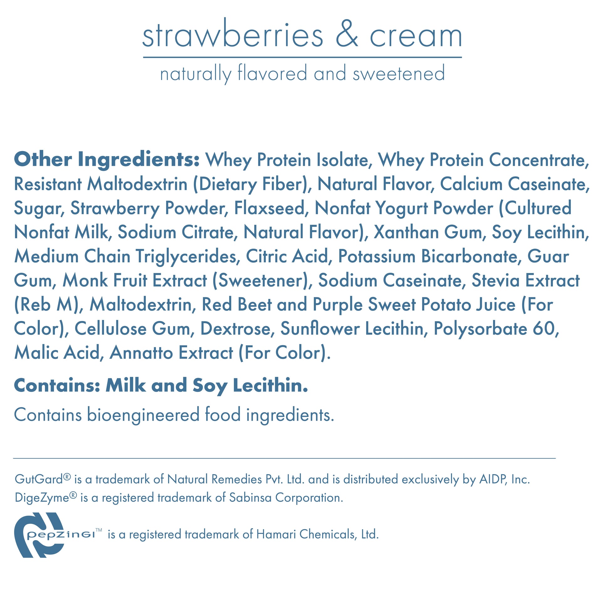 30G Protein Strawberries & Cream Biocare Dietary Beverage (14-Servings) Biocare